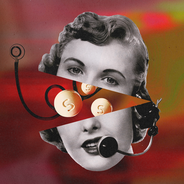 a telephone operator with pills a telephone operator with pills